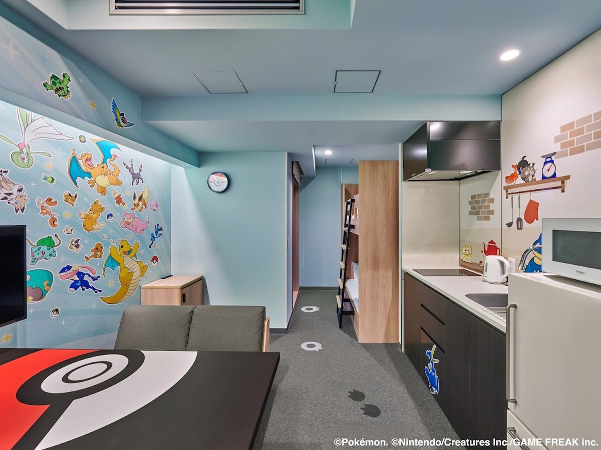 Family apartment with private kitchen at MIMARU Osaka Namba North