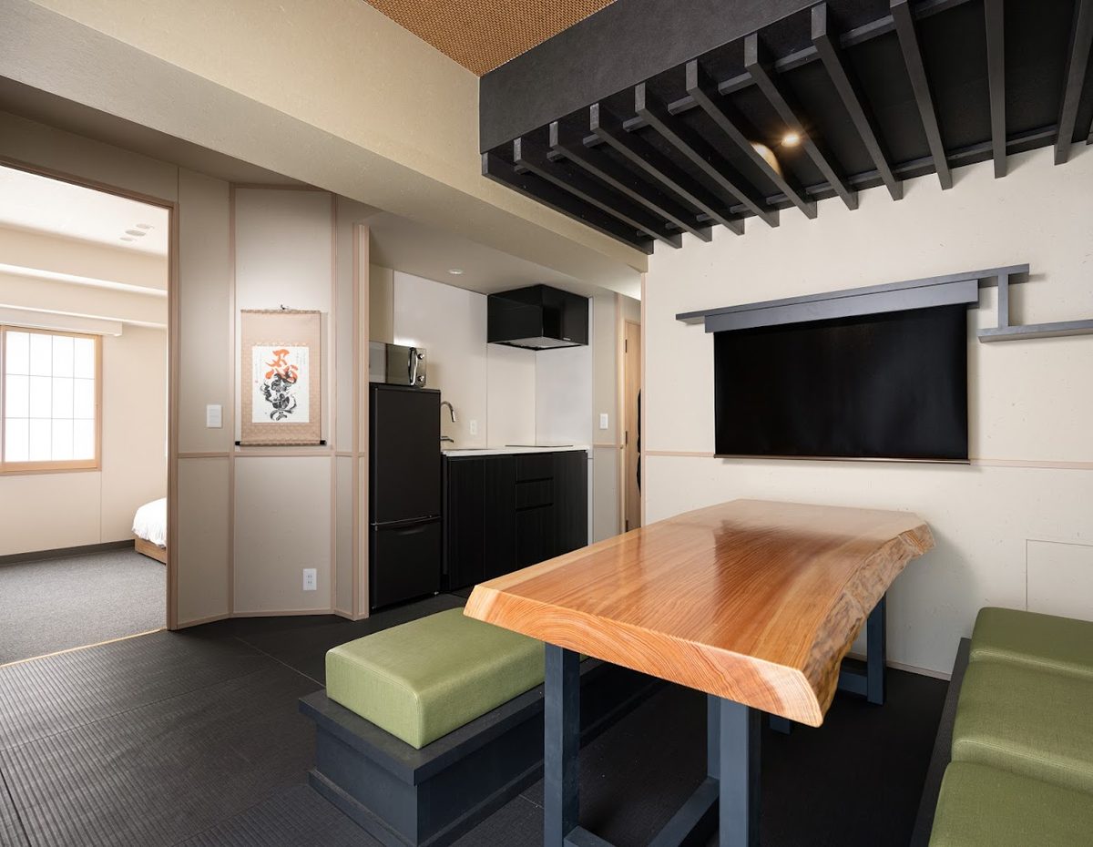 Family apartment with kitchen at MIMARU Osaka Shinsaibashi North